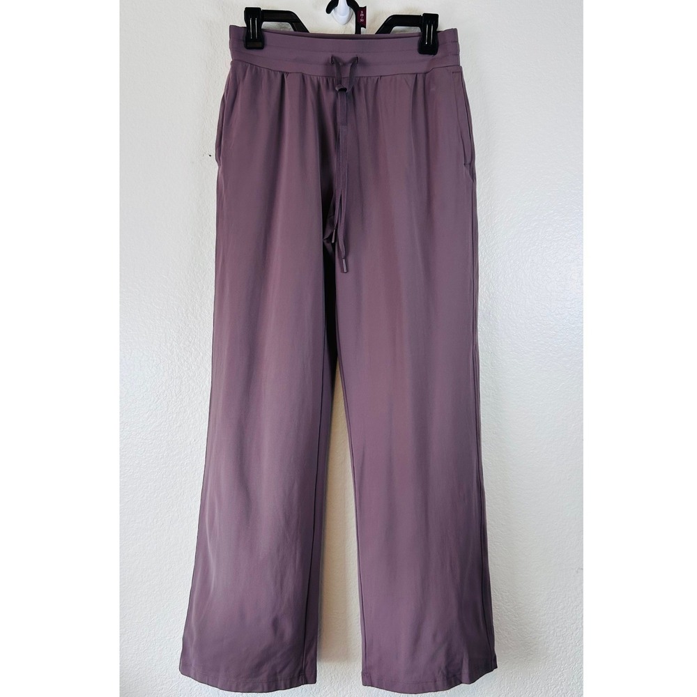 Z by Zella Mauve Purple Wide Leg Drawstring Activewear Pants Size Small